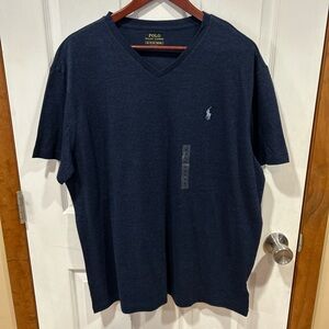 Men’s Polo Ralph Lauren V-Neck T-Shirt – Size XL (NEW)